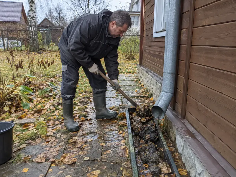 Свободный отвод воды до